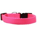 Pet Pal Plain Nylon Dog CollarHot Pink Extra Small PE852740